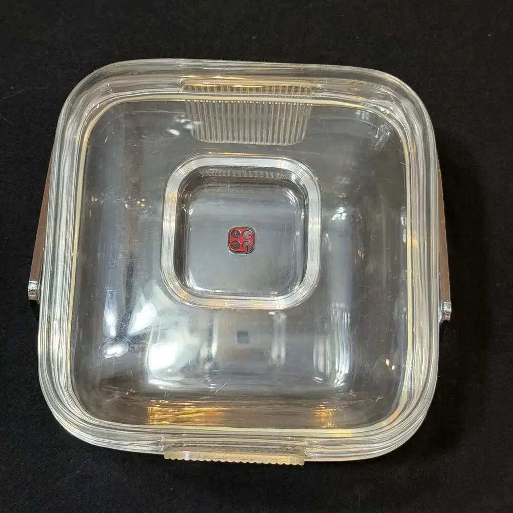 Mid Century Modern FRATELLI GUZZINI Lucite 3 Pc “Amanda” Ice Bucket Pozzi
